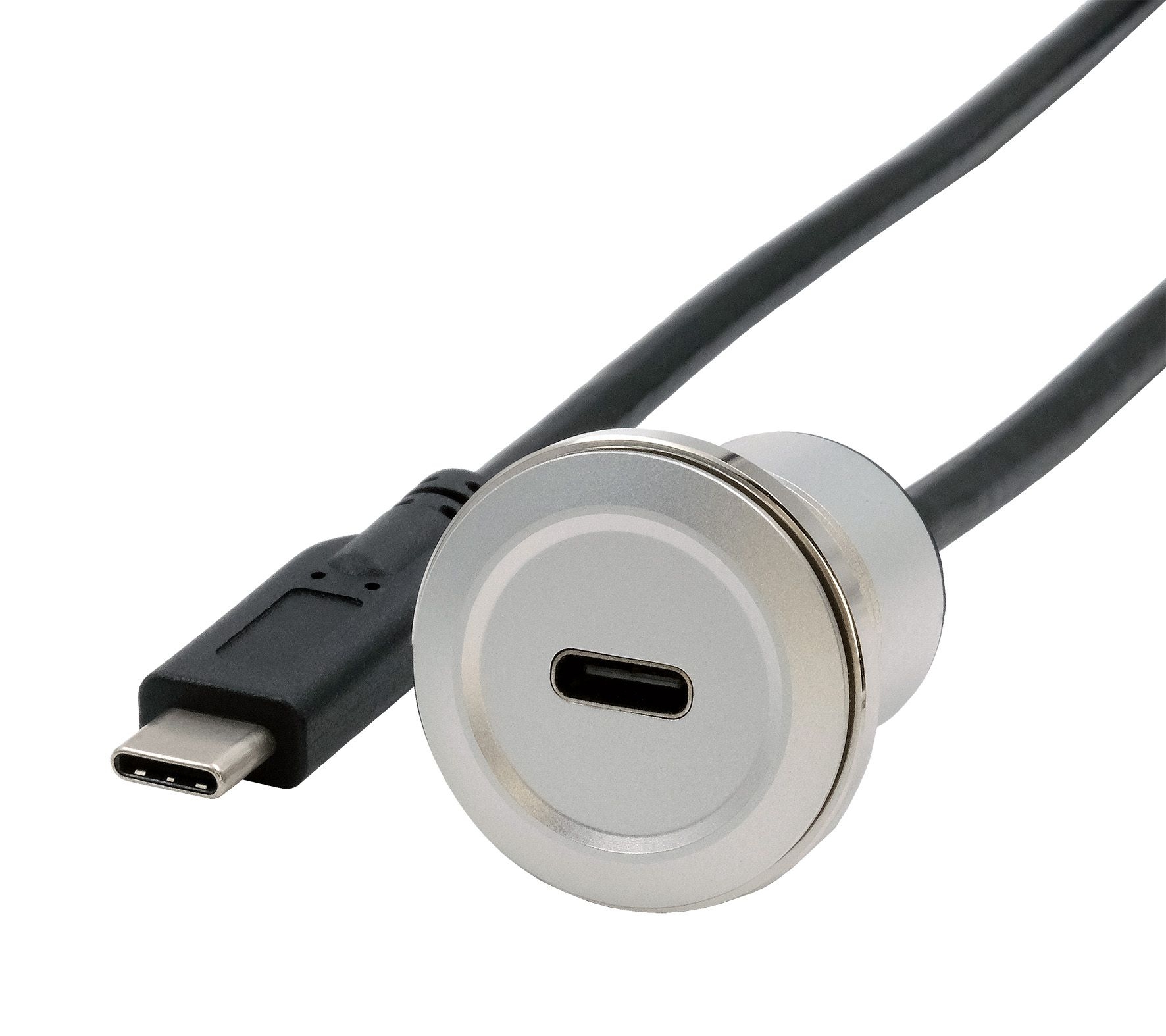 Exsys USB 3.2 USB C Female to USB C Male Adapter