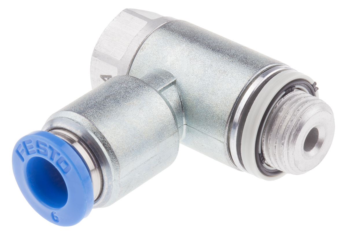Festo GRLA Series Tube Exhaust Valve, 6mm Tube Inlet Port x G 1/8 Outlet Port, 193144