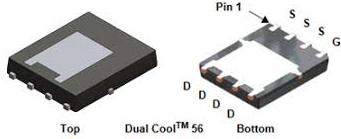 onsemi Type N-Channel MOSFET, 313 A, 40 V Enhancement, 8-Pin DFN NVMFSC0D9N04C