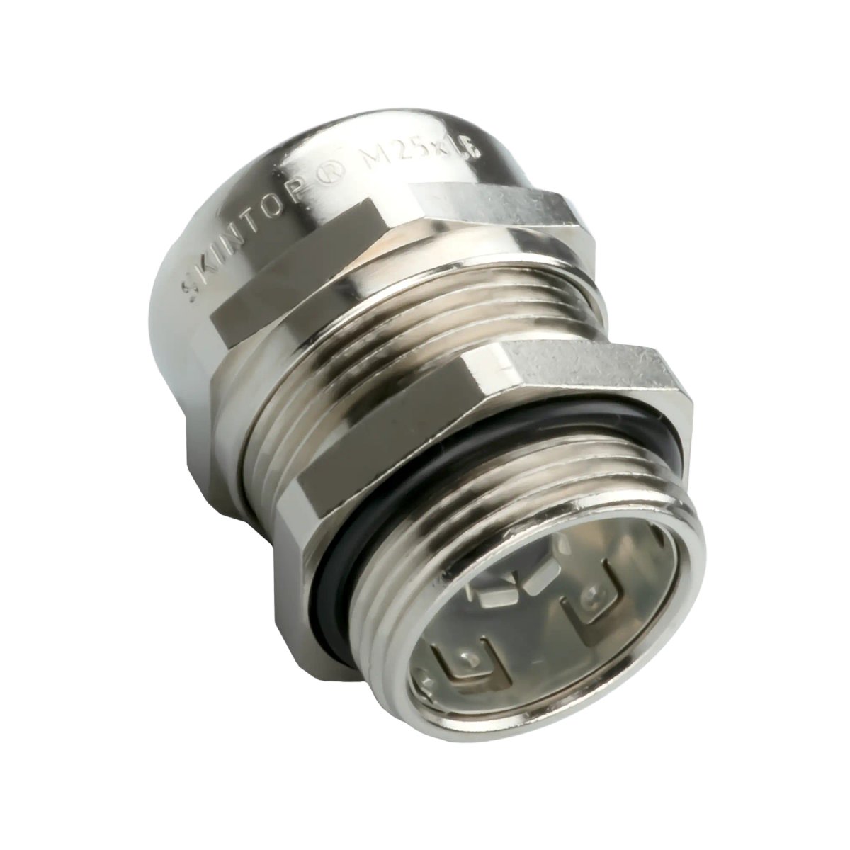 Lapp SKINTOP MS-SC-M Series Nickel Nickel Plated Brass Cable Gland, M32 Thread, 11mm min., 21mm max., IP68, IP69