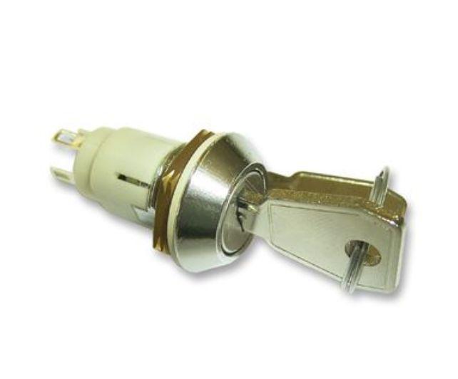 Lorlin IP66, IP67 Keylock Switch, DPST, 1 A @ 115 V ac 2-Way Common-Key