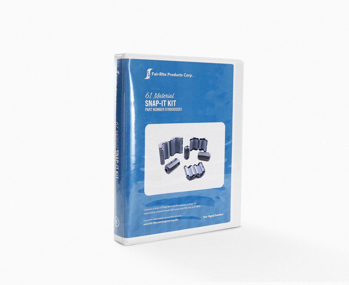 Fair-Rite 61 piece Ferrite Kit Includes Snap It Core