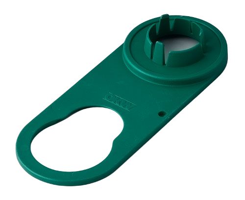 OKW Green Potentiometer Knob Round Shaft, B8733001