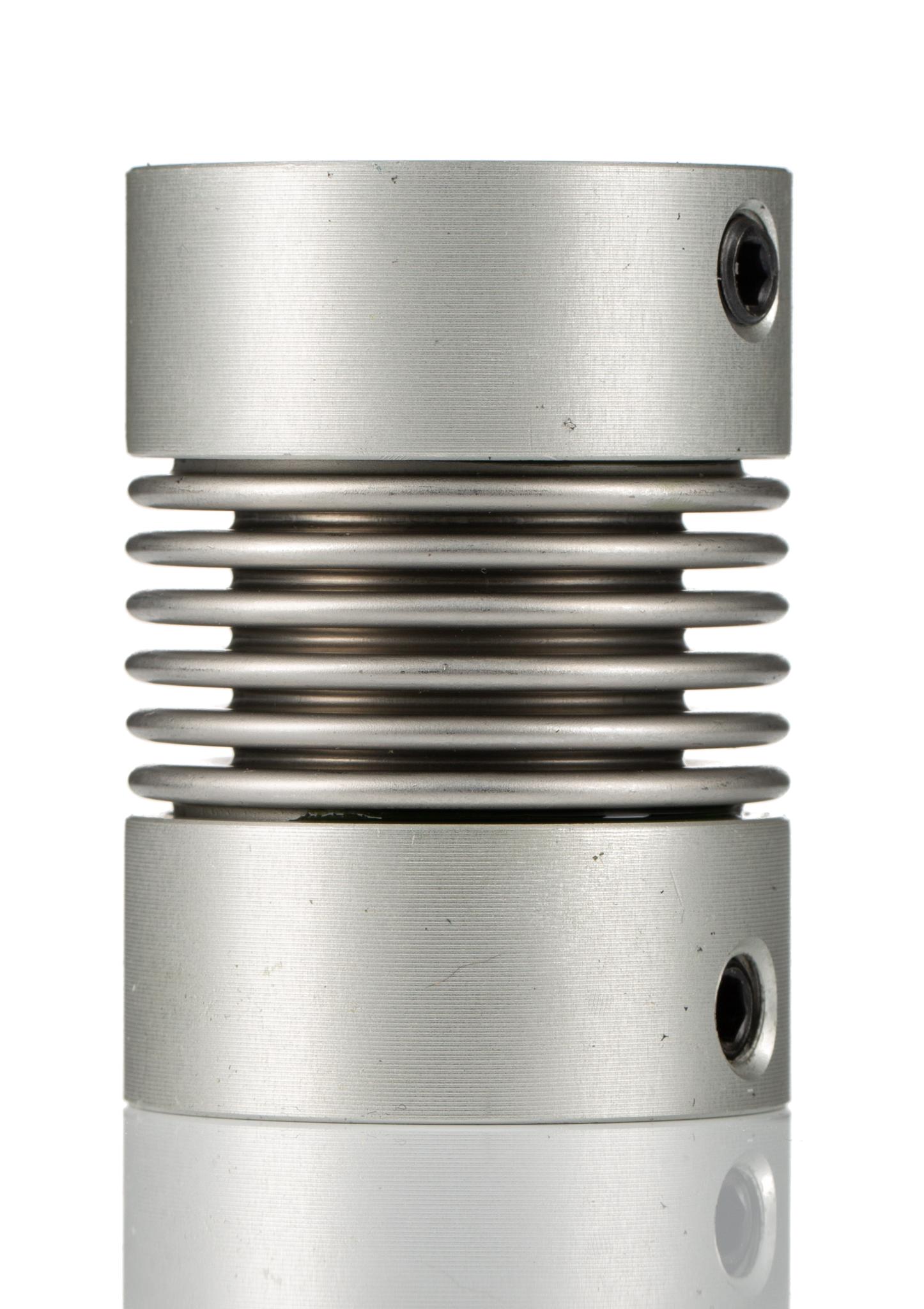 Huco Bellows Coupling, 45mm Outside Diameter, 16mm Bore, 19.5mm Length Coupler
