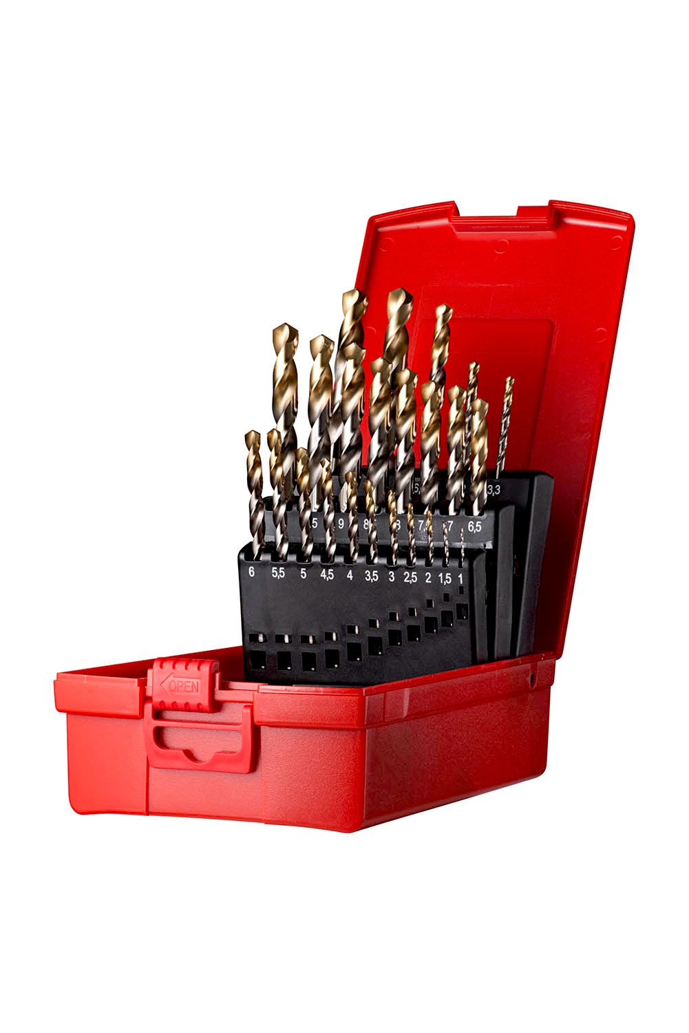 Dormer 24-Piece Jobber Drill Set for Multi-Material, 10.5mm Max, 1mm Min