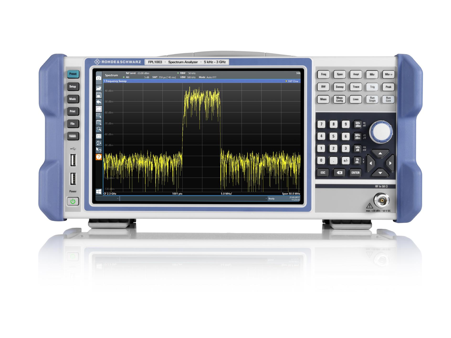 Rohde & Schwarz FPL1003 Desktop Spectrum Analyser Bundle, 40MHz