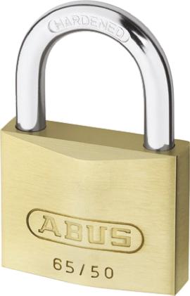 ABUS Key Weatherproof Brass, Steel Padlock, Keyed Alike, 6mm Shackle, 65mm Body