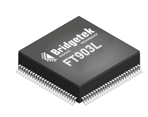 Bridgetek, 32 bit FT32, FT903 Microcontroller, 100 MHz, 256kB FLASH, 100-Pin LQFP