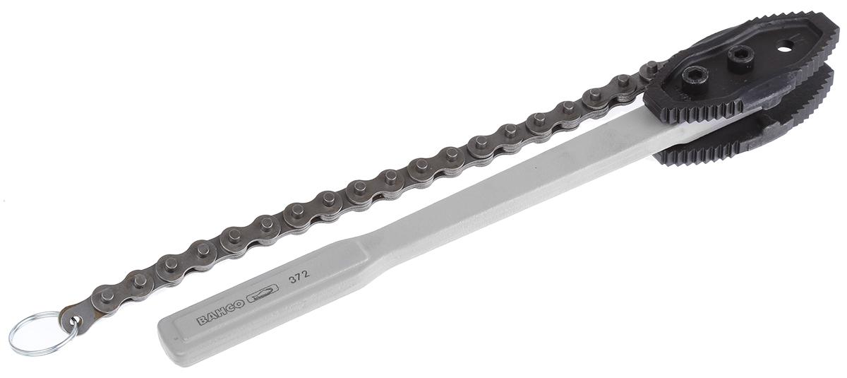 Bahco Chain Wrench, 38.1mm Jaw Capacity, Metal Handle