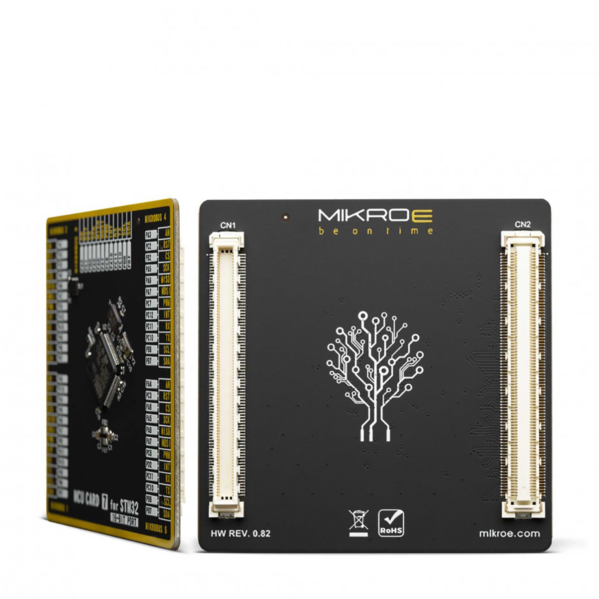 MikroElektronika MCU Card 7 for STM32 STM32F030RC MCU Add On Board MIKROE-3523