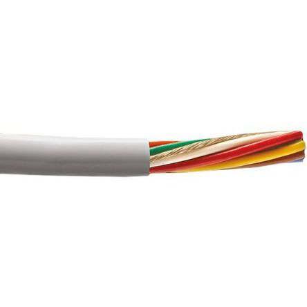 Alpha Wire Alpha Essentials Communication & Control Control Cable, 19 Cores, 0.81 mm² 18 AWG, Unscreened, 30 m, Grey