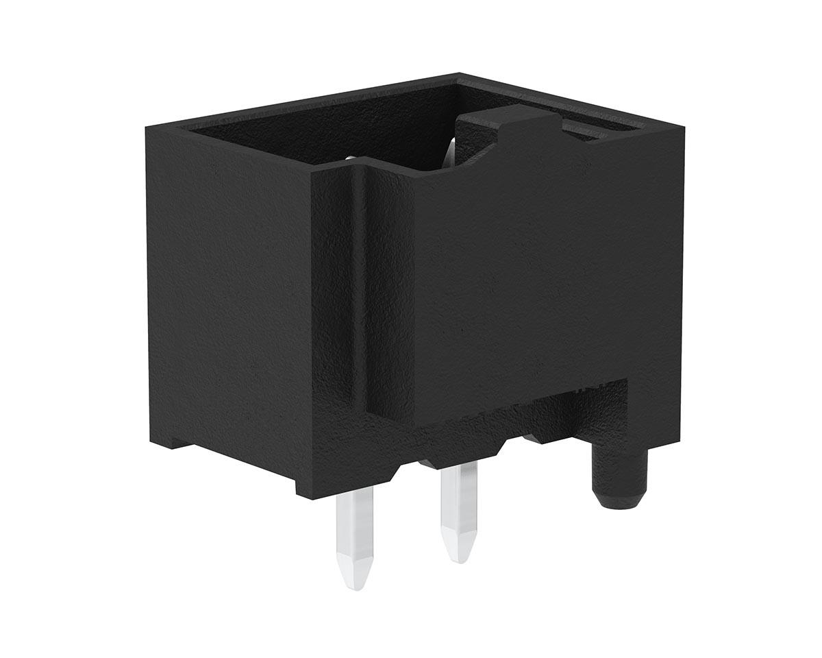 Molex KK Plus 300 Series Vertical Through Hole PCB Header, 2 Contact(s), 3 mm Pitch, 1 Row, Shrouded