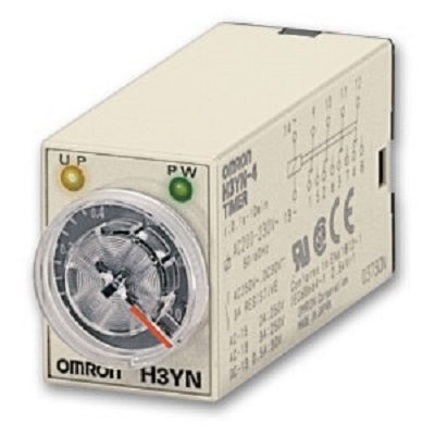 Omron Plug In Timer Relay, 100-120V ac, 4-Contact, 0.1 → 600s, 4PDT