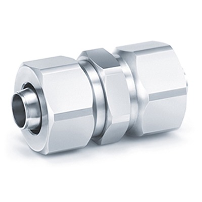 SMC KFG2 Series Straight Fitting, 4 mm to 4 mm, Tube-to-Tube Connection Style, KFG2H0425-00