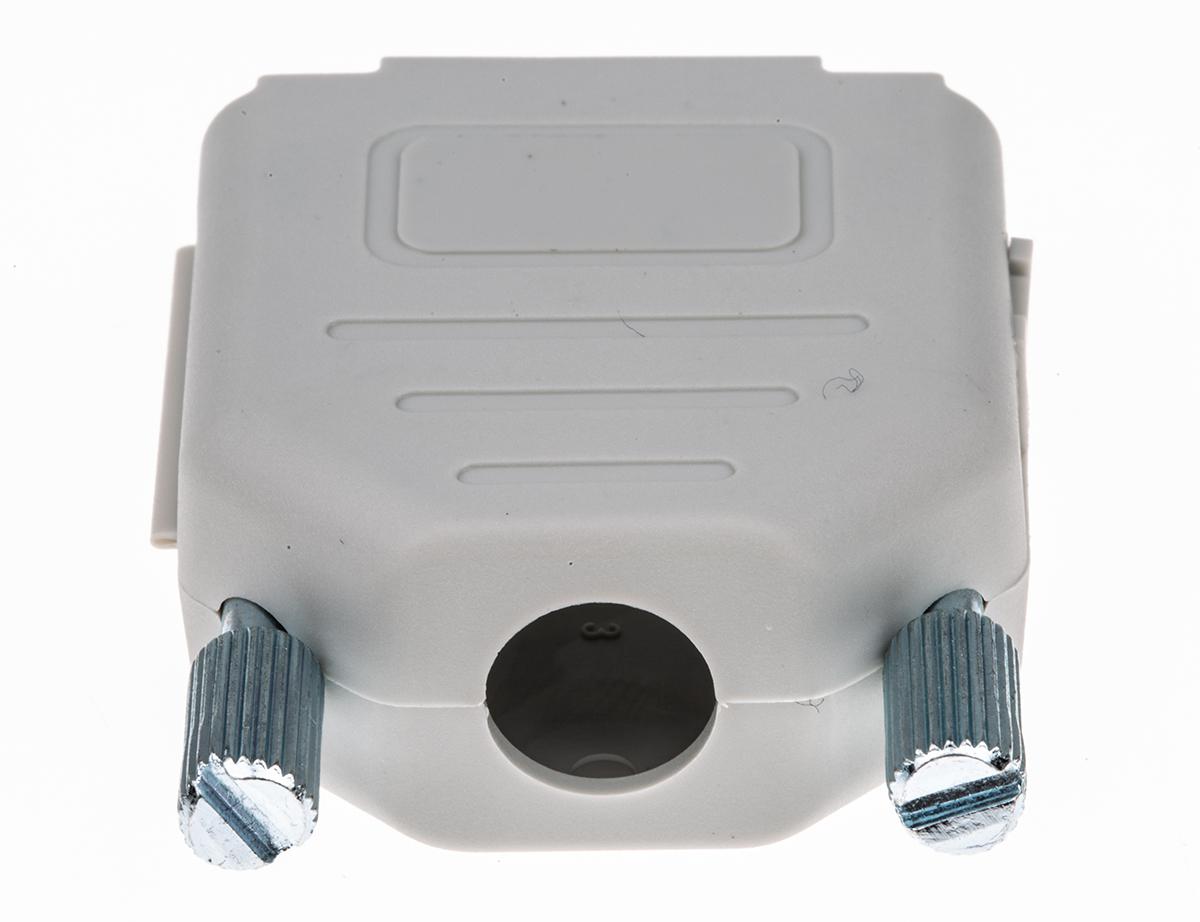 MH Connectors MHDPPK-SLIM Series Polyamide D Sub Backshell, 9 Way, Strain Relief