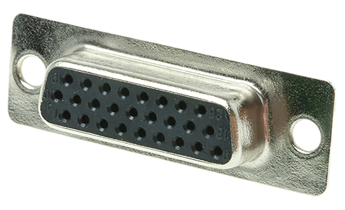 HARTING 26 Way Cable Mount D-sub Connector Socket, 2.29mm Pitch