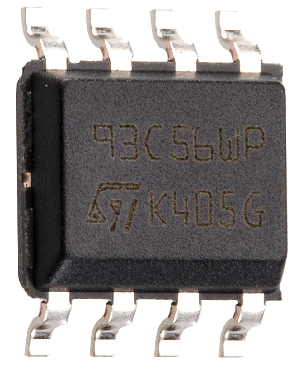 STMicroelectronics M93C56-WMN6TP,  2 kB Serial EEPROM,  200 ns 8-Pin SOIC Serial-Microwire