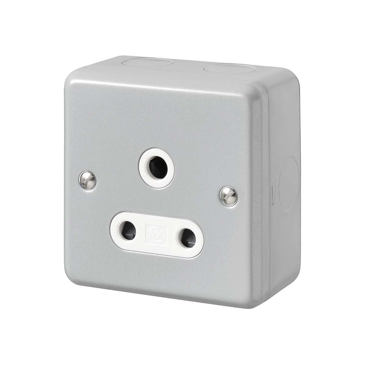 MK Electric Metalclad Plus 1 Gang Electrical Socket, 15A