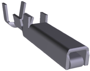 TE Connectivity Dynamic 3000 Series Female Crimp Terminal, 24AWG Min, 20AWG Max
