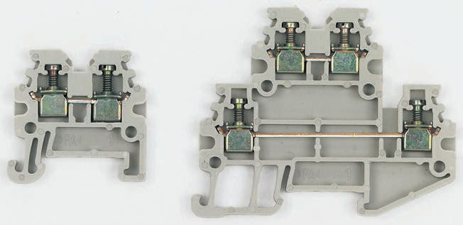 Weidmuller ZQV Series Jumper Bar for Use with DIN Rail Terminal Blocks