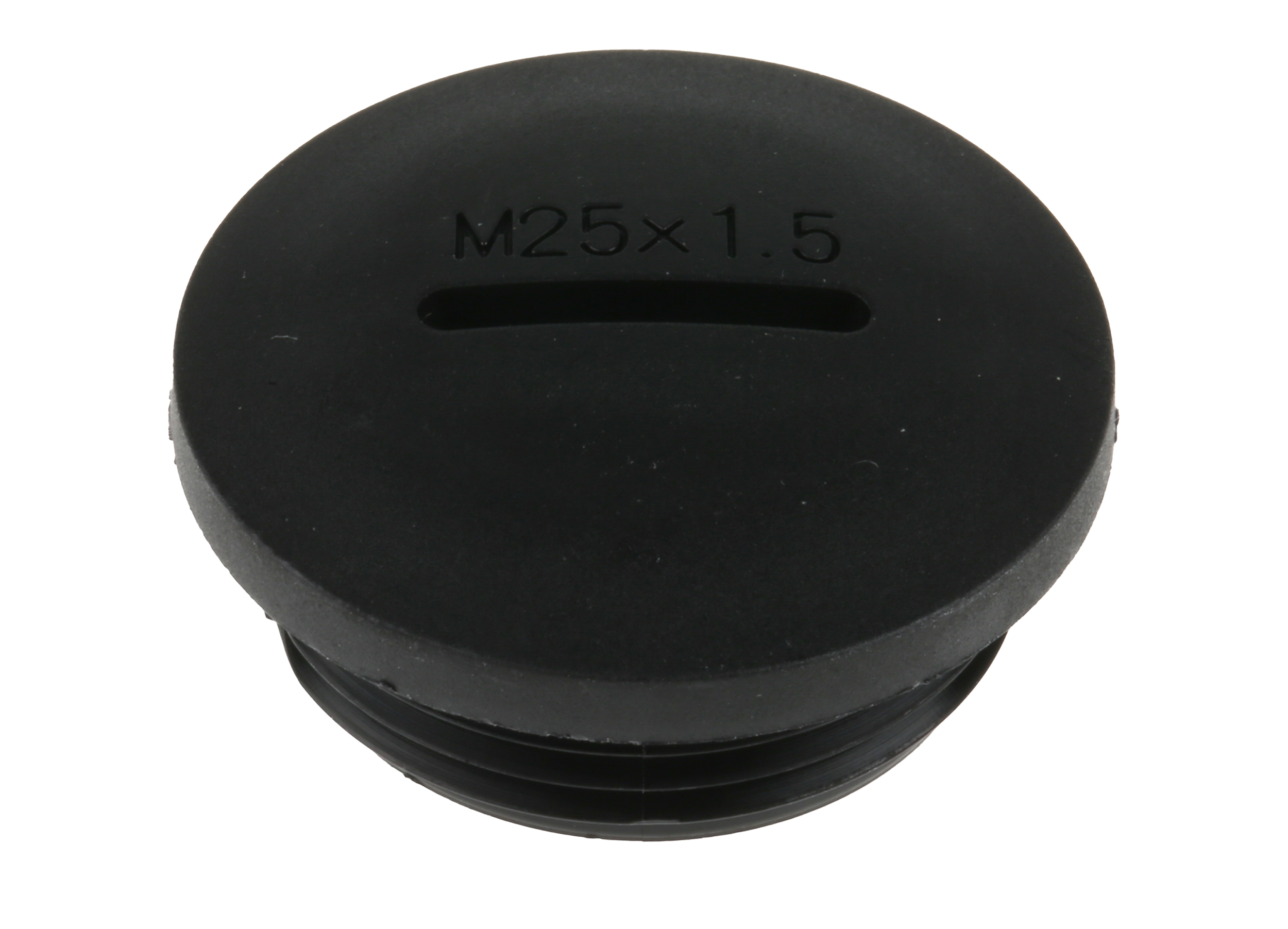 RS PRO Blanking Plug, M25, 24.7mm Hole Diameter, Nylon 66, 29.7mm Diameter, Threaded