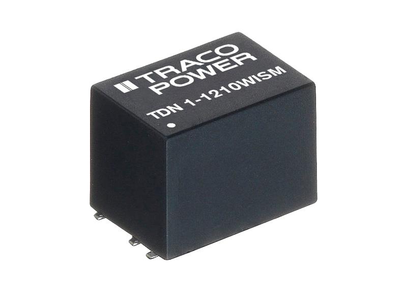 TRACOPOWER TDN 1WISM DC-DC Converter, 5V dc/ 200mA Output, 18 → 75 V dc Input, 1W, Surface Mount, +90°C Max Temp
