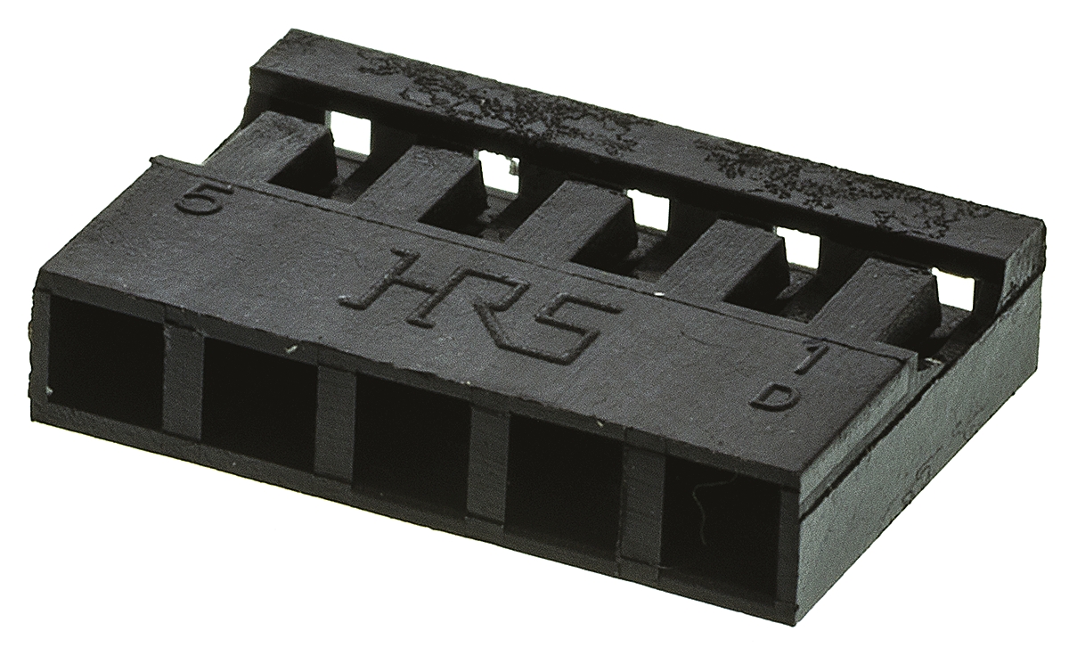 Hirose, A4B Female Connector Housing, 2mm Pitch, 5 Way, 1 Row