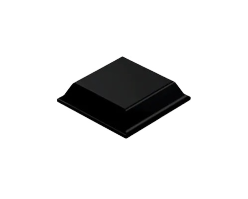 3M Tapered Square PUR Self Adhesive Feet, 12.7mm diameter 12.7mm width x 12.7mm length x 3.1mm height