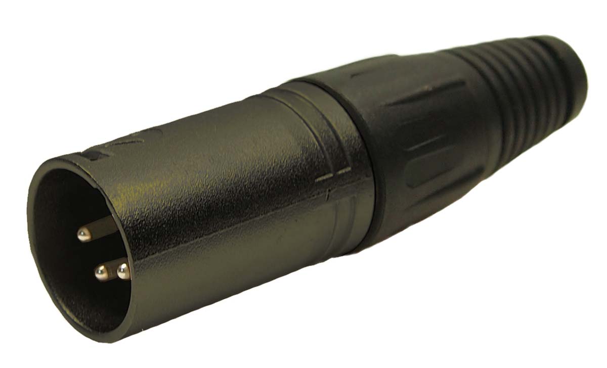 RS PRO Cable Mount XLR Connector, Male, 4 Way, Silver Plating