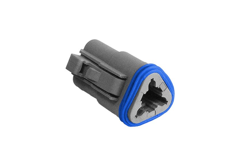 Bulgin, PX0105 Connector Housing Plug 3 Way, Crimp Termination PX0105S03GY