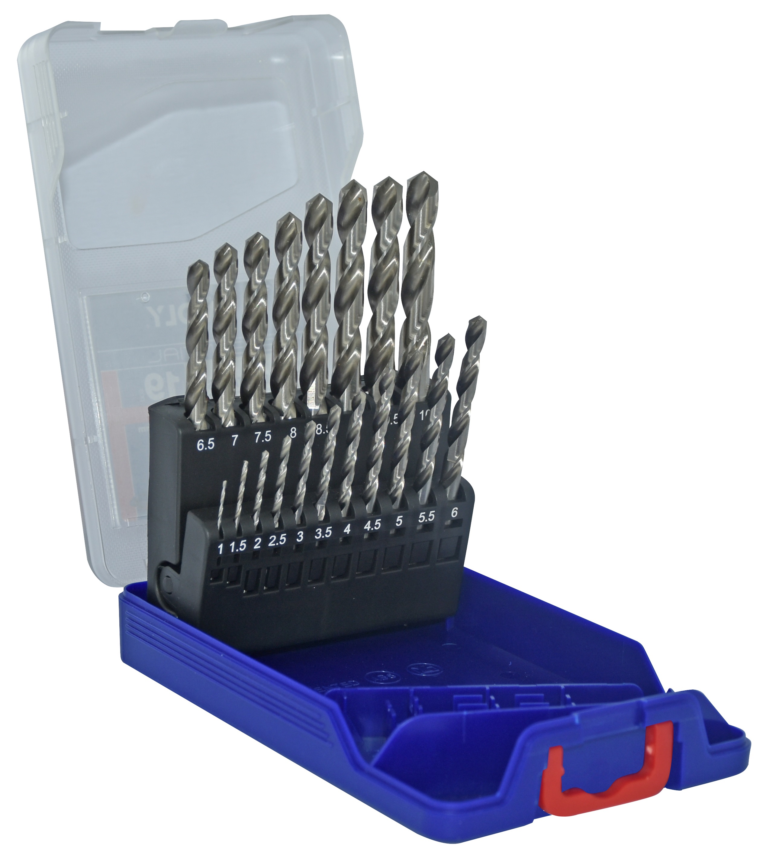 Tivoly 19-Piece for Steel, 10mm Max, 1mm Min, HSS Bits