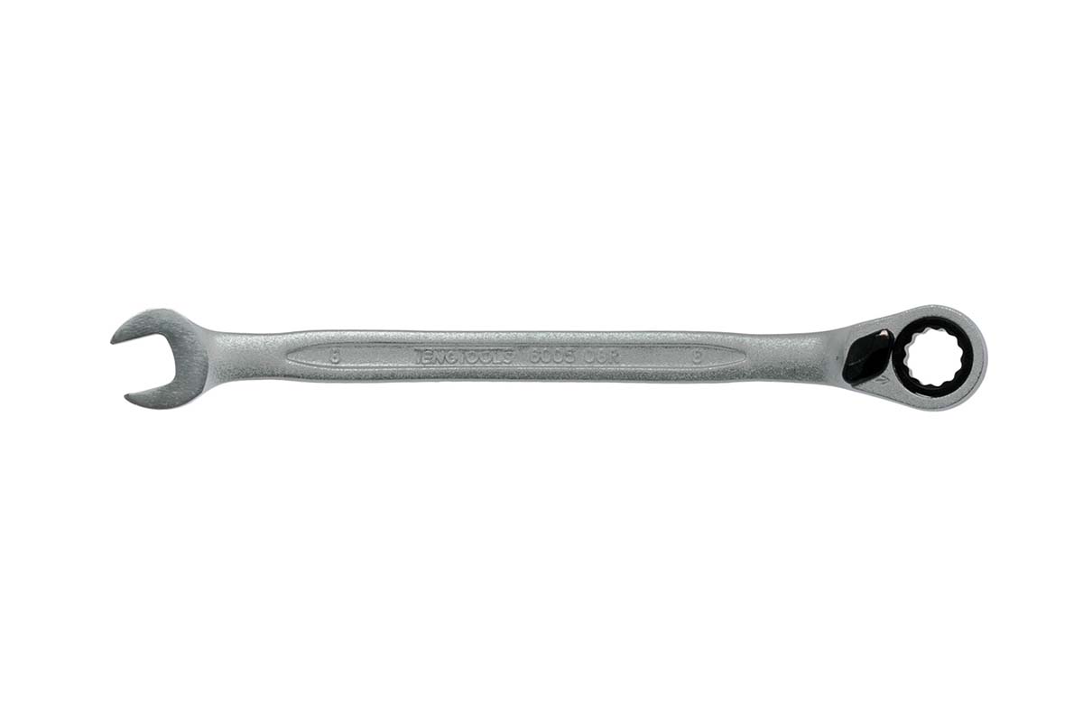 Teng Tools Combination Ratchet Spanner, 8mm, 140 mm Overall