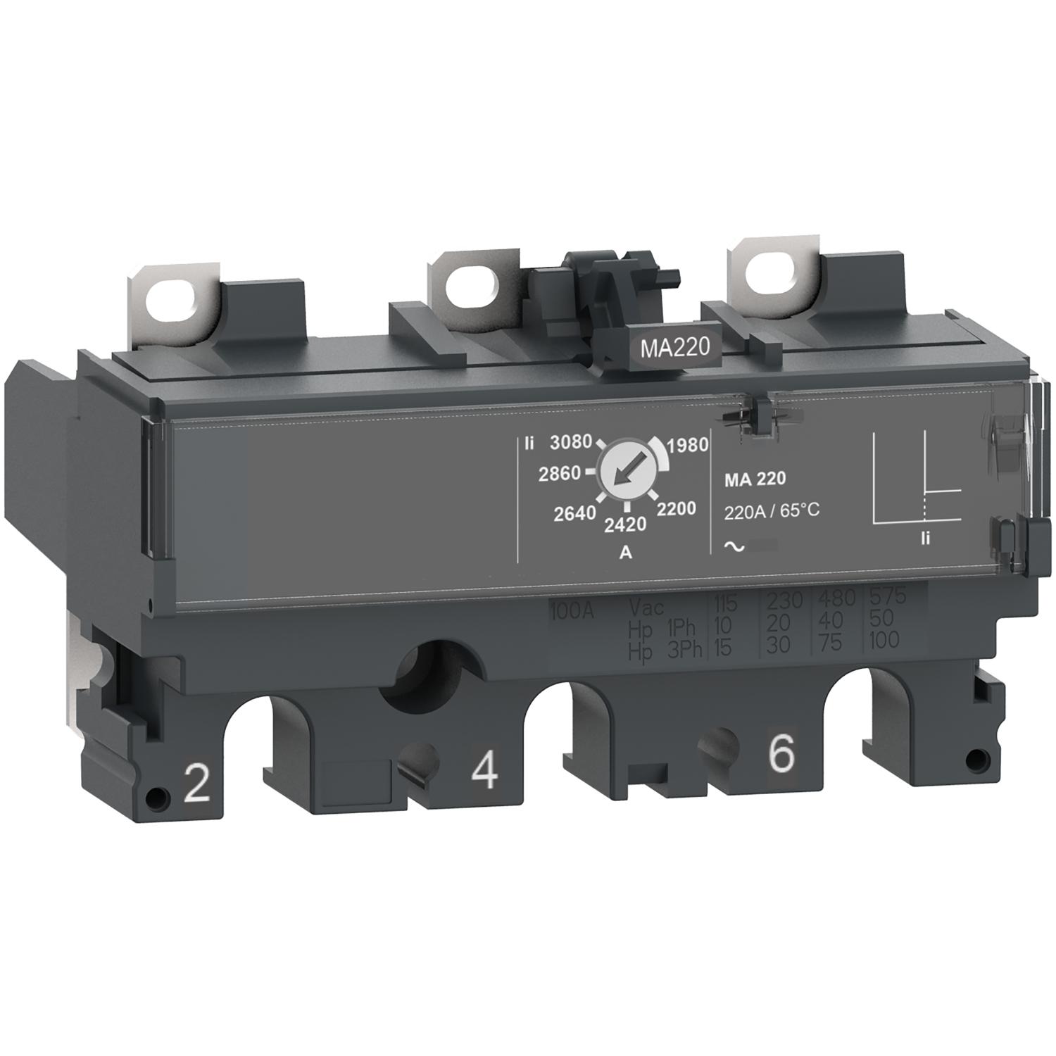 Schneider Electric, ComPacT NSX MCCB 3P 150A, Fixed Mount