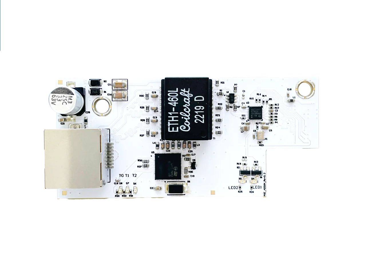 Riverdi STM32H7 PoE ADDON, STM32H7 PoE Add-on 7 in, 10.1 in TFT Add On Board With STM32H7 PoE Add-on Board for STM32H7
