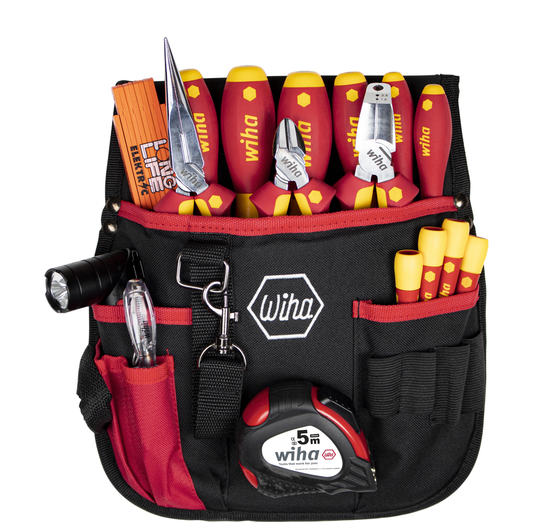 Wiha 18 Piece Tool Kit with Pouch, Yes