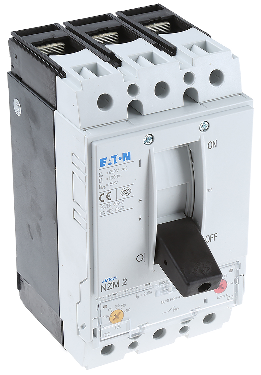 Eaton, xEnergy MCCB 3P 200A, Breaking Capacity 50 kA, Fixed Mount