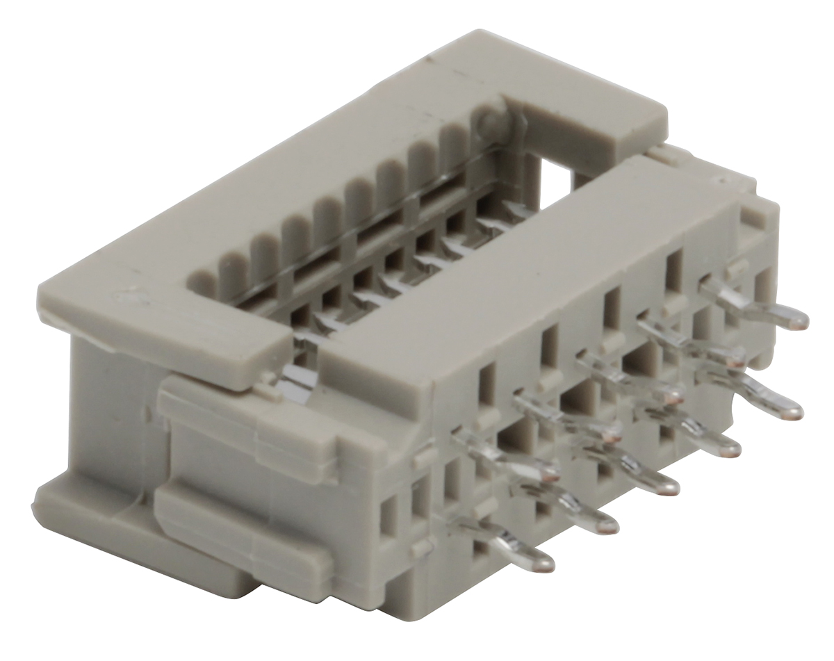 TE Connectivity 10-Way IDC Connector Plug for  Through Hole Mount, 2-Row