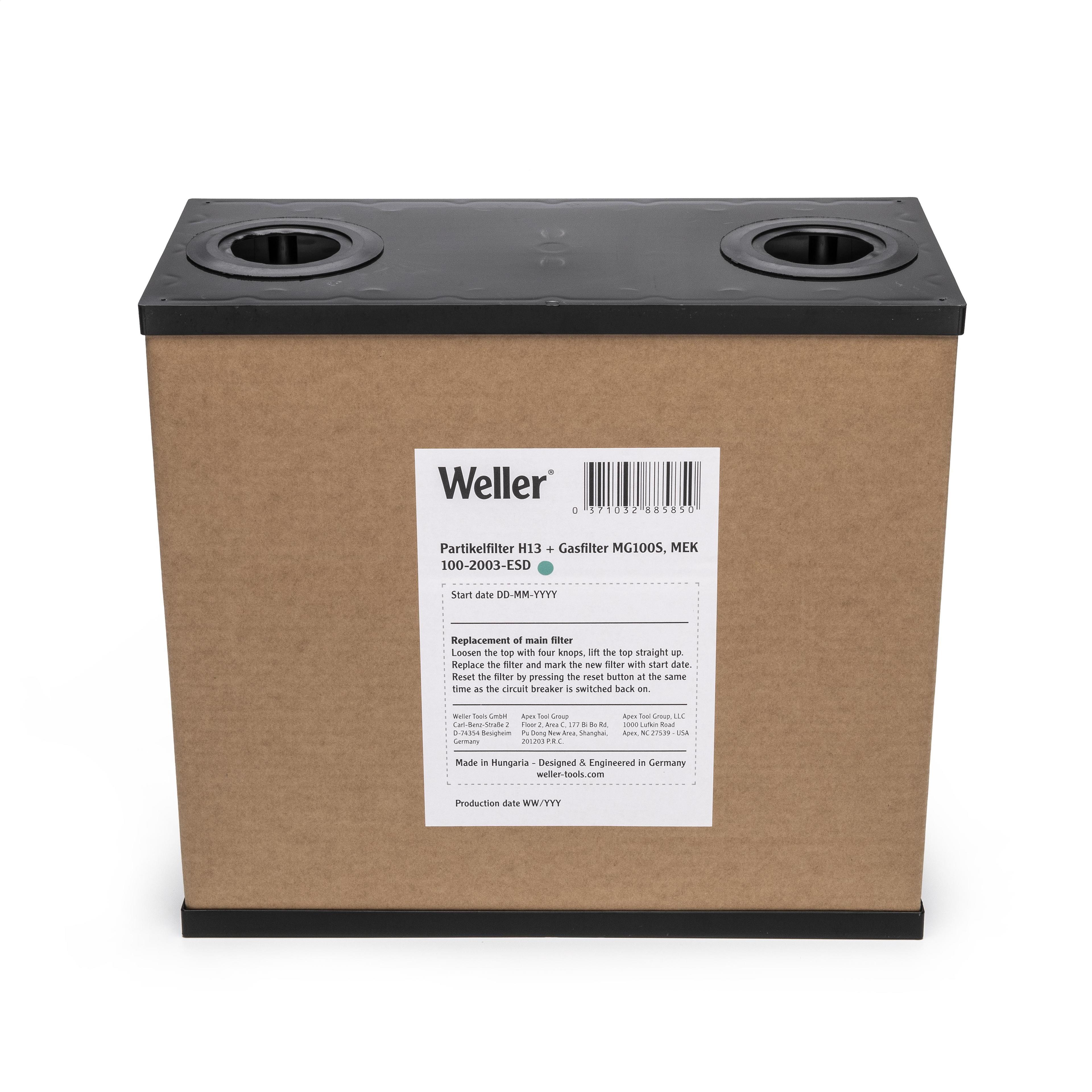 Weller 100-2003-ESDN MG 100 / MG 100S / MG 80S / WFE 2X Compact Filter for use with MG100S