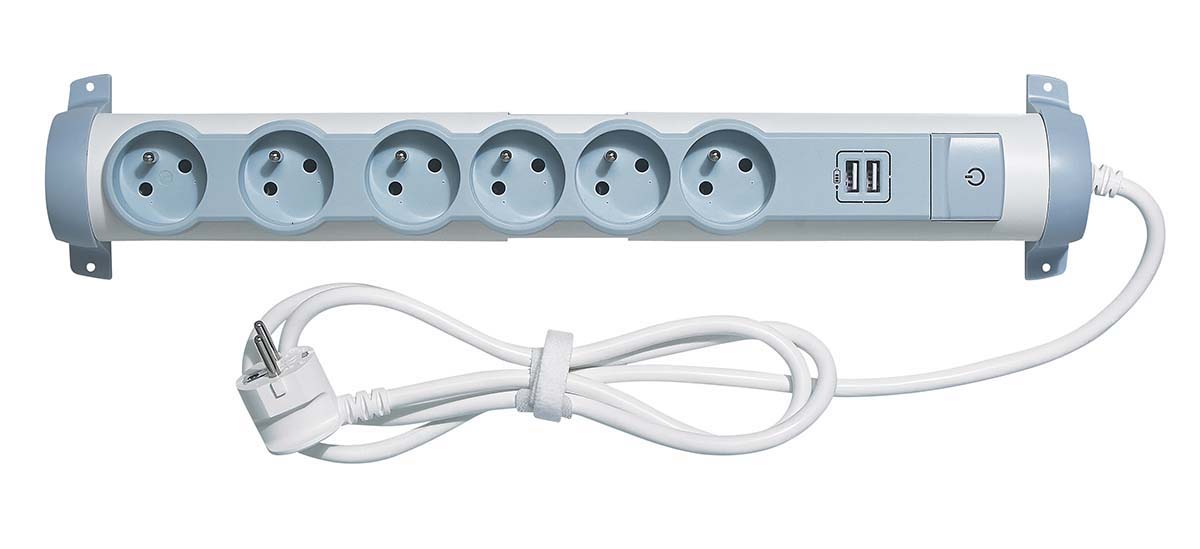Legrand 1.5m 6 Socket Type E - French Extension Lead