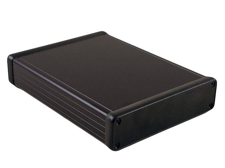 Hammond Blue Aluminium Instrument Case, 160 x 125 x 52mm