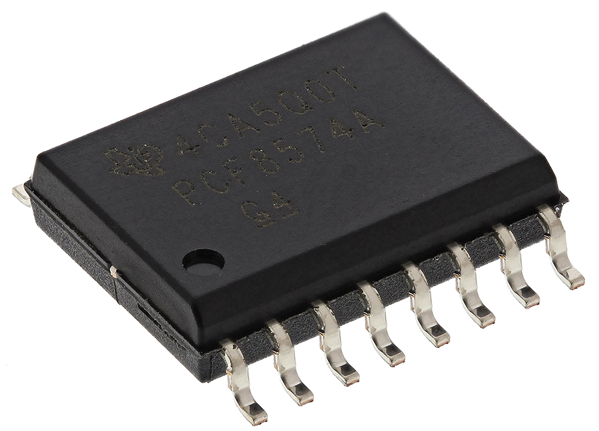 Texas Instruments I/O Expander I2C 16-Pin SOIC, PCF8574ADW