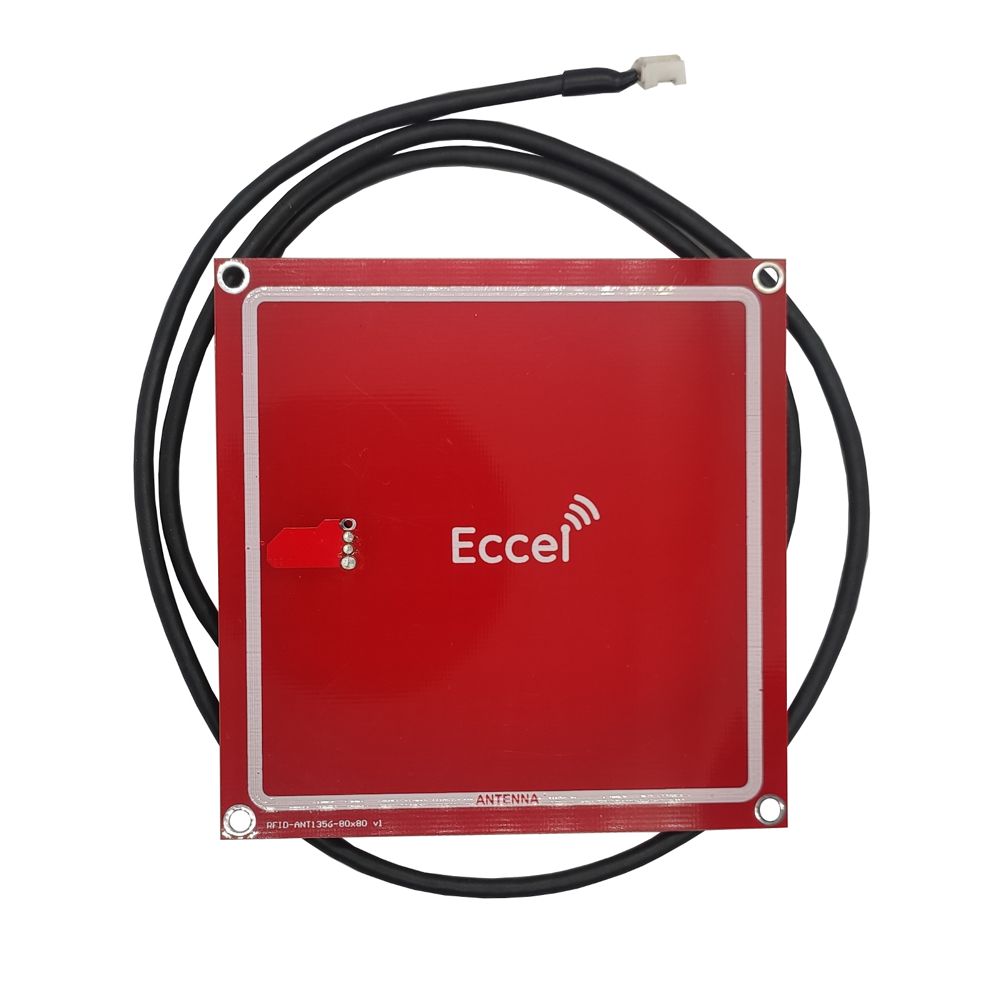 Eccel Technology Ltd Mux ANT 1356-80x80-800 Square Antenna, High Frequency RFID