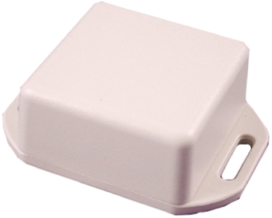 Hammond 1551 Series Grey ABS Enclosure, IP54, Flanged, Grey Lid, 40 x 40 x 20mm
