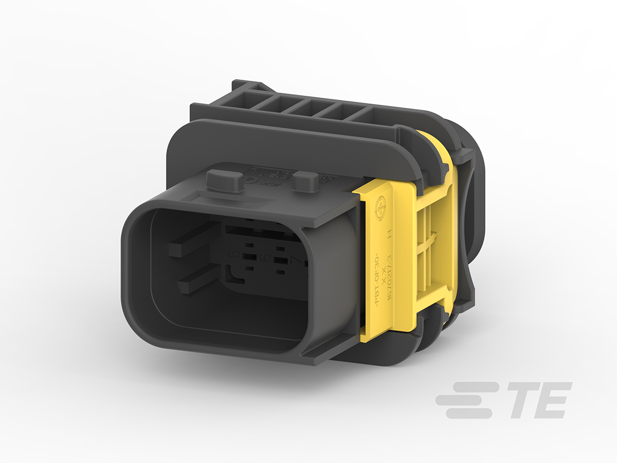 TE Connectivity, HDSCS Automotive Connector Socket Black Plug-In 8 Way 1-1564512-1
