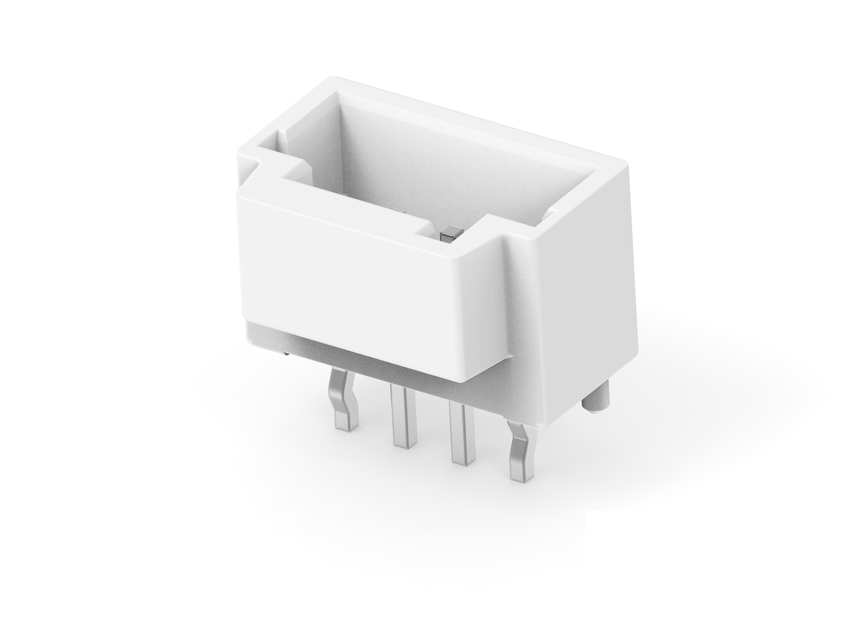 TE Connectivity GRACE INERTIA 2.0 Series Vertical Board Mount PCB Header, 4 Contact(s), 2mm Pitch, 1 Row(s), Shrouded