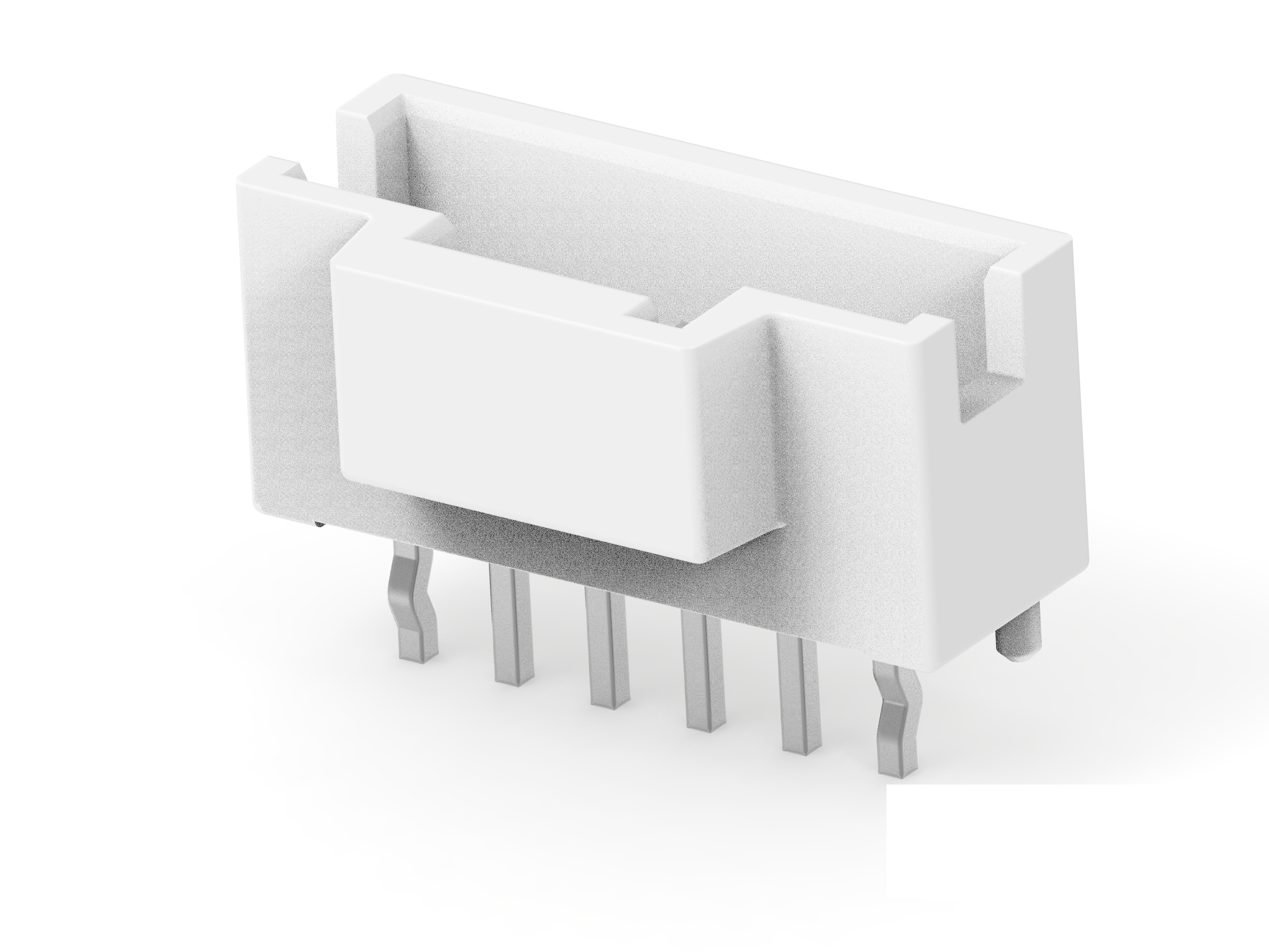 TE Connectivity GRACE INERTIA 2.0 Series Vertical Board Mount PCB Header, 6 Contact(s), 2mm Pitch, 1 Row(s), Shrouded