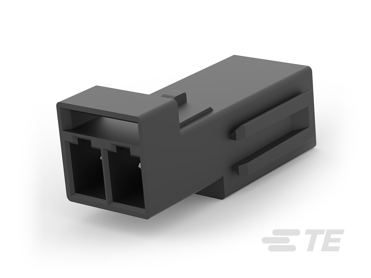 TE Connectivity LIGHT-N-LOK Series Modular Latched Wire to Wire, 2-Pole, Female, 2-Way, Cable Mount, 9A