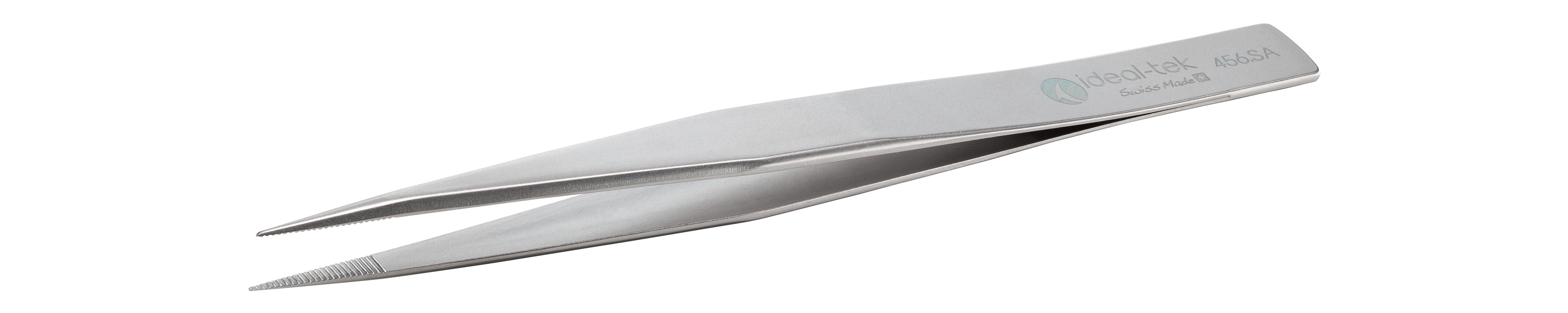 ideal-tek 125 mm, Stainless Steel, Straight, Tweezers