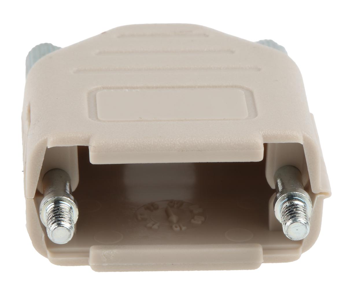 MH Connectors MHDPPK-SLIM Series Polyamide D Sub Backshell, 9 Way, Strain Relief