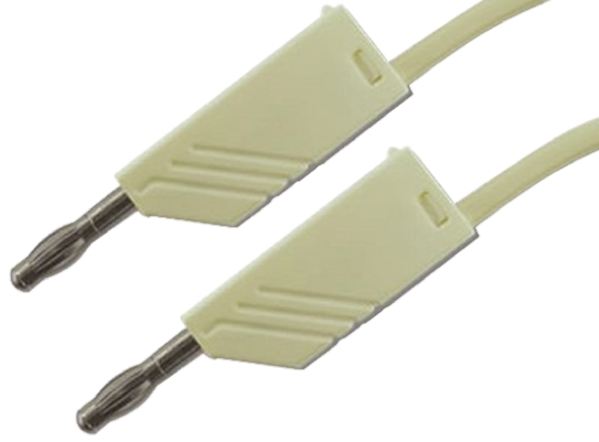 Hirschmann Test & Measurement, 32A, 30 V ac, 60V dc, White, 1m Lead Length